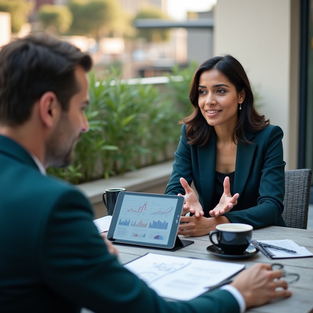 Réunion de consultation avec client